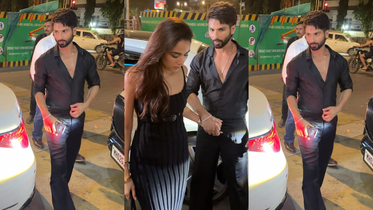Mira Kapoor and Shahid Kapoor in ALL-BLACK FIT prove they are HOTTEST couple in town; take styling notes
