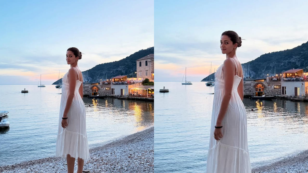 Ananya Panday’s vacation look in white midi dress and no makeup proves she prioritizes comfort above all