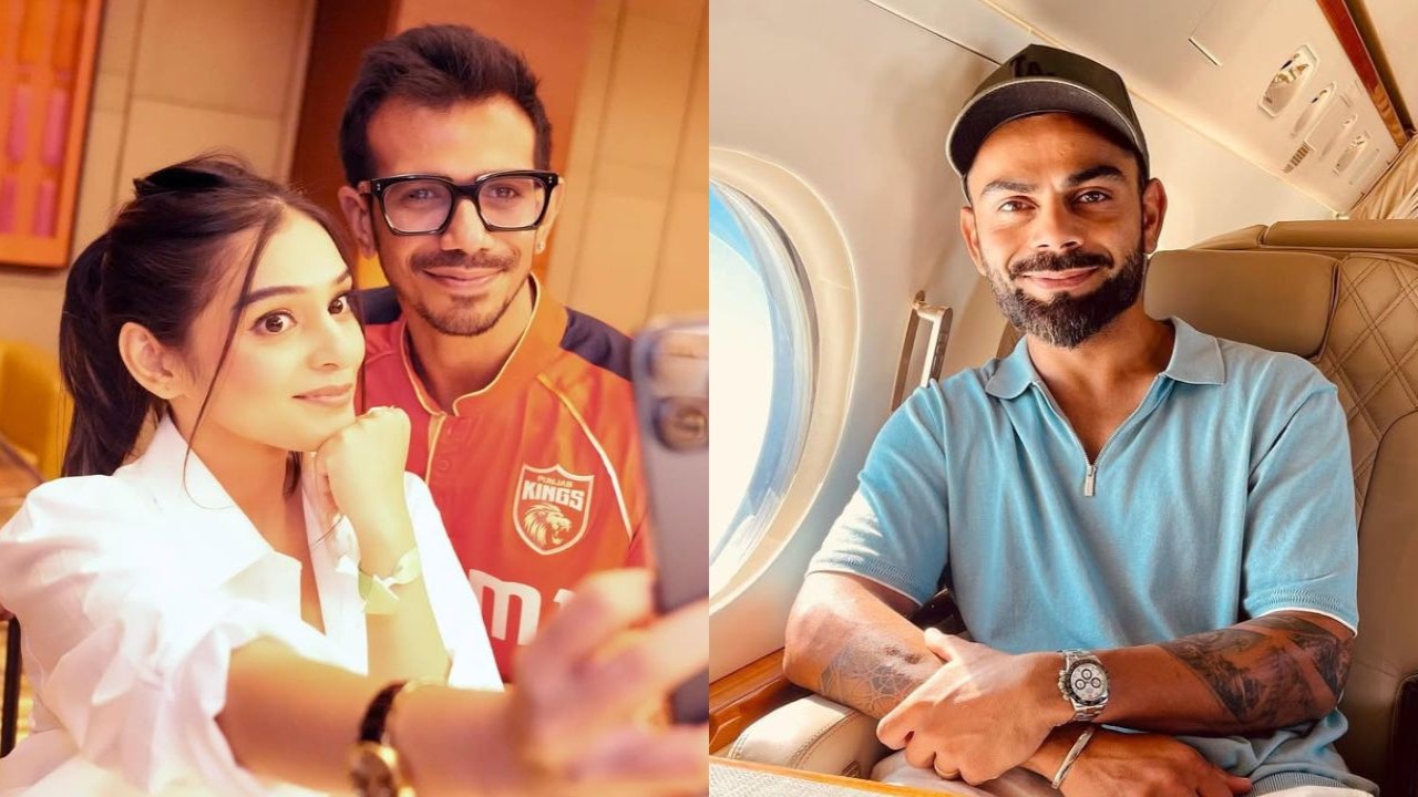Picture Courtesy: RJ Mahvash/Virat Kohli/Instagram RJ Mahvash takes Virat Kohli's route as she steps out to meet rumored boyfriend Yuzvendra Chahal: WATCH viral video