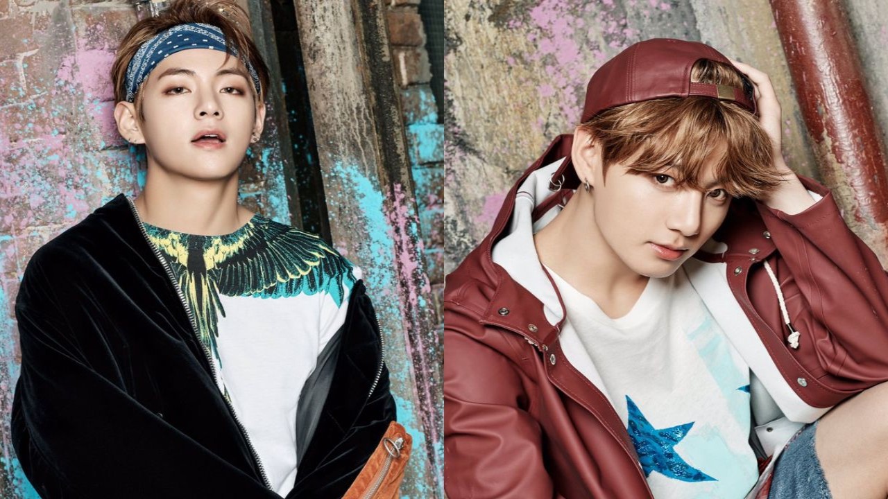 BTS V, Jungkook (L-R): Credits BTS X BTS V, Jungkook (L-R): Credits BTS X