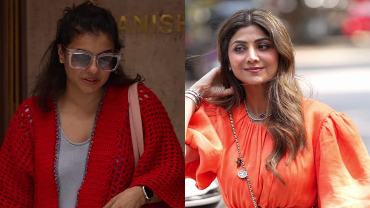 Baazigar girls Kajol and Shilpa Shetty Kundra's fashionable day out in summer looks in Mumbai (PC: Viral Bhayani, Varinder) Kajol and Shilpa Shetty
