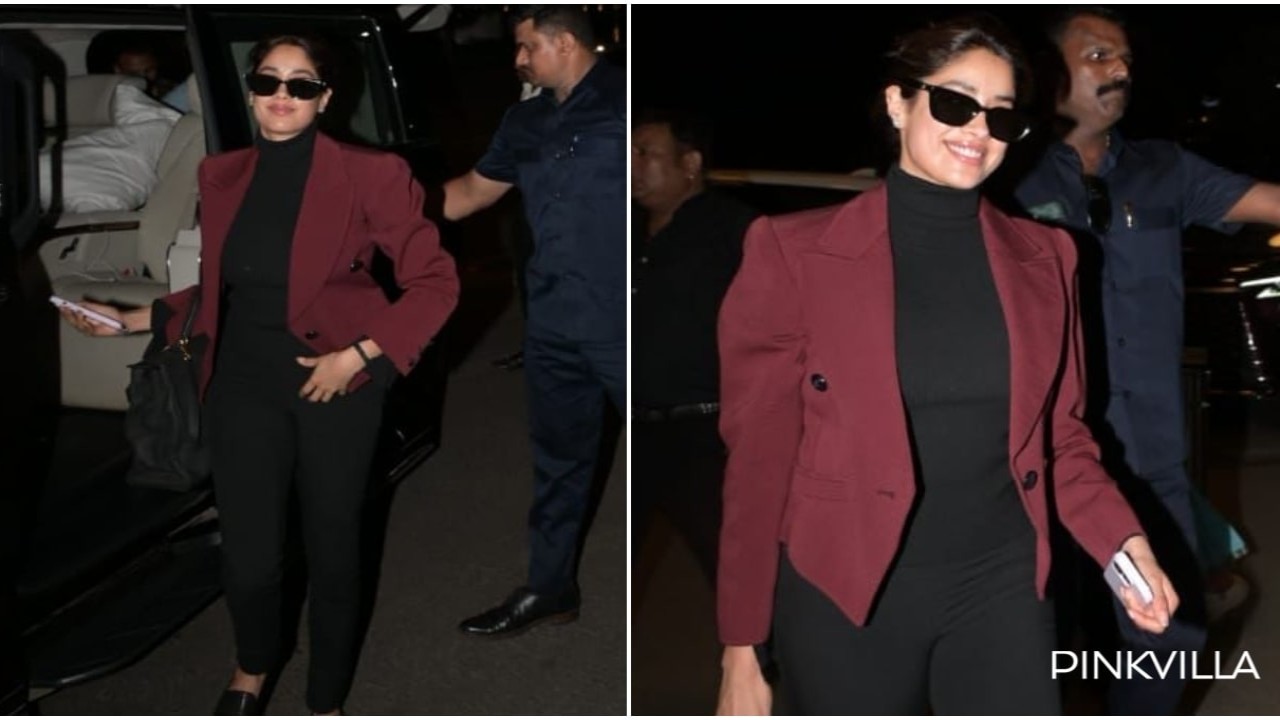 PC: Viral Bhayani Cannes 2025: Janhvi Kapoor starts serving looks right from airport ahead of her debut on the global platform