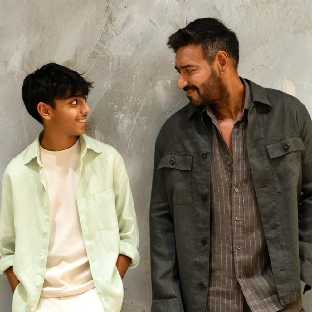 PIC: Ajay Devgn's hilarious post about teaching tricks of trade to son Yug Devgan is every dad ever