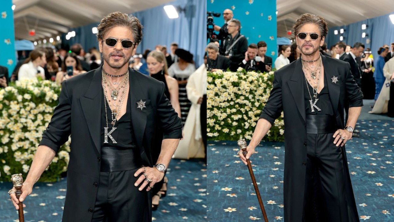 Picture Courtesy: Getty Images Shah Rukh Khan channels his inner King with his MET Gala 2025 outfit; don’t miss his ‘K’ locket stealing spotlight
