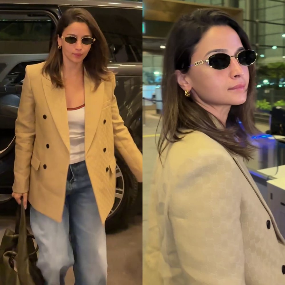 Cannes Film Festival 2025: Alia Bhatt repeats top and pairs it with Rs 3,00,000 Gucci bag, sunglasses for airport look