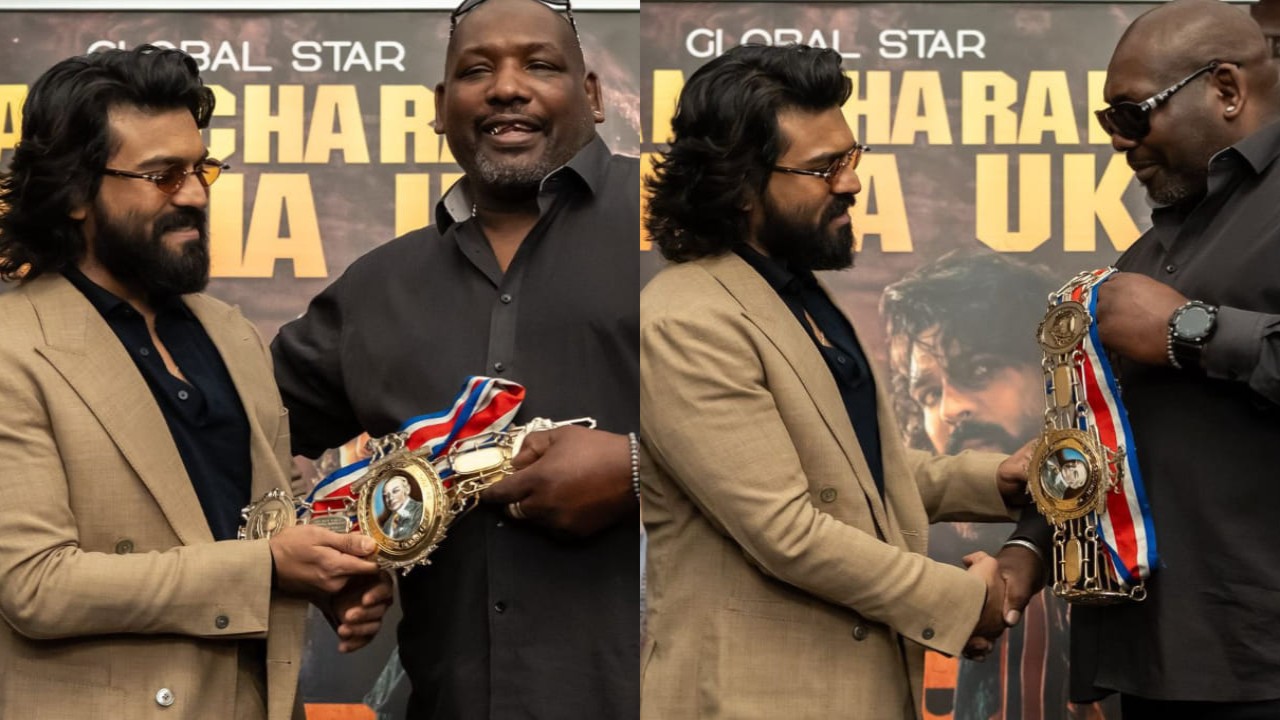 Ex-British boxing champion Julius Francis becomes Ram Charan's bouncer in London (PC: Shutter Sagas by Shanmukh) Ex-British boxing champion Julius Francis becomes Ram Charan's bouncer in London