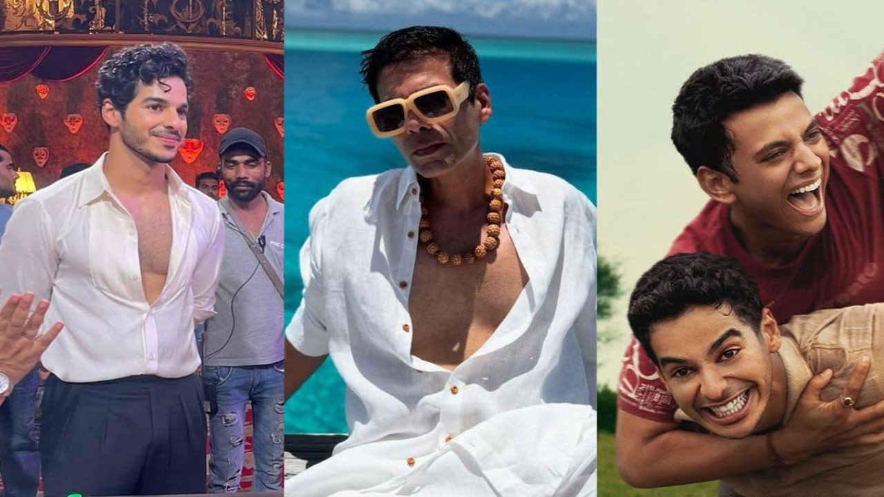Picture Courtesy: Ishaan Khatter/Karan Johar/Instagram ‘He’s a chameleon’: Karan Johar on Ishaan Khatter’s transformation from thirst trap in The Royals to raw emotion in Homebound