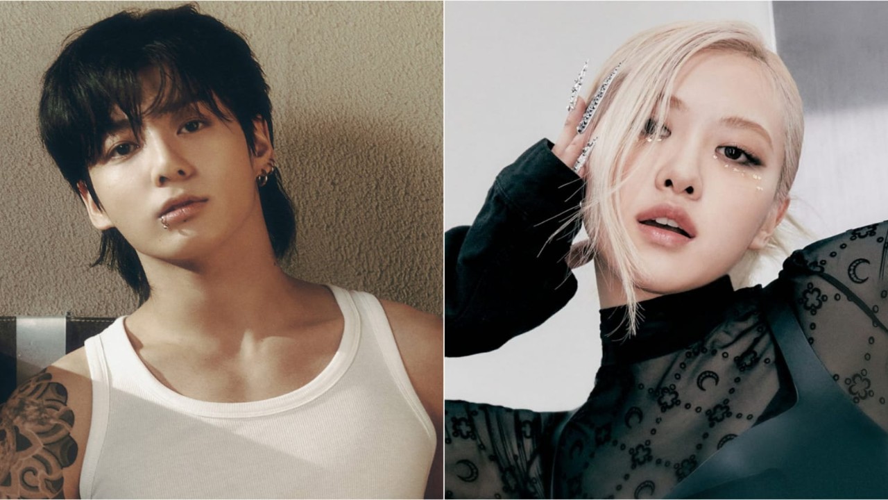 Jungkook, Rosé: Courtesy of BTS, BLACKPINK Twitter Jungkook, Rosé: Courtesy of BTS, BLACKPINK Twitter