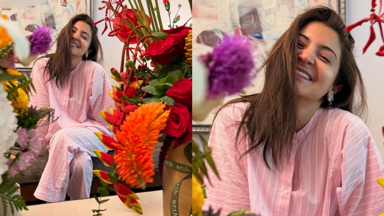 PC: Anushka Sharma, Instagram Anushka Sharma celebrates birthday wearing Rs 5,650 pink PJs and it is all you need for your next slumber party