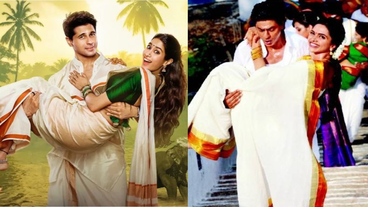 Picture Courtesy: Sidharth Malhotra Instagram/IMDb Sidharth Malhotra-Janhvi Kapoor’s Param Sundari reminds fans of SRK and Deepika Padukone’s Chennai Express and we can't unsee it now