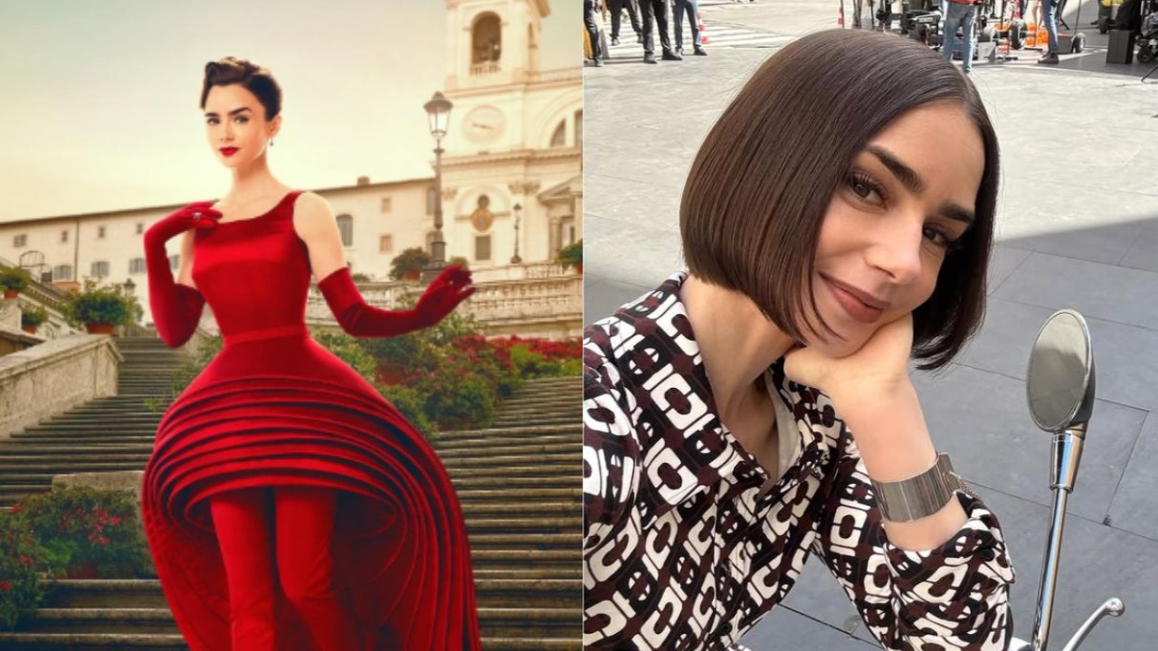 Lily Collins in Emily in Paris (via IMDb and Instagram) (Image Courtesy: IMDb and Instagram)