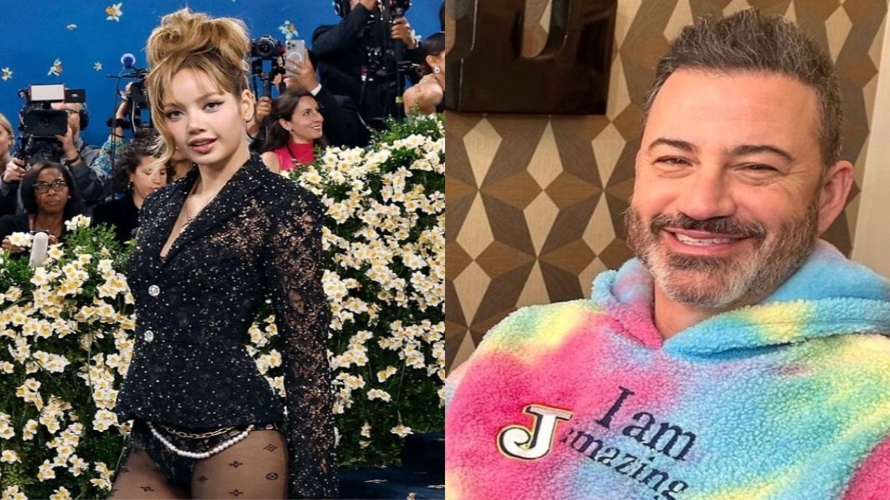 BLACKPINK Lisa and Jimmy Kimmel: Credits Getty Images and Jimmy Kimmel Instagram BLACKPINK Lisa and Jimmy Kimmel: Credits Getty Images and Jimmy Kimmel Instagram