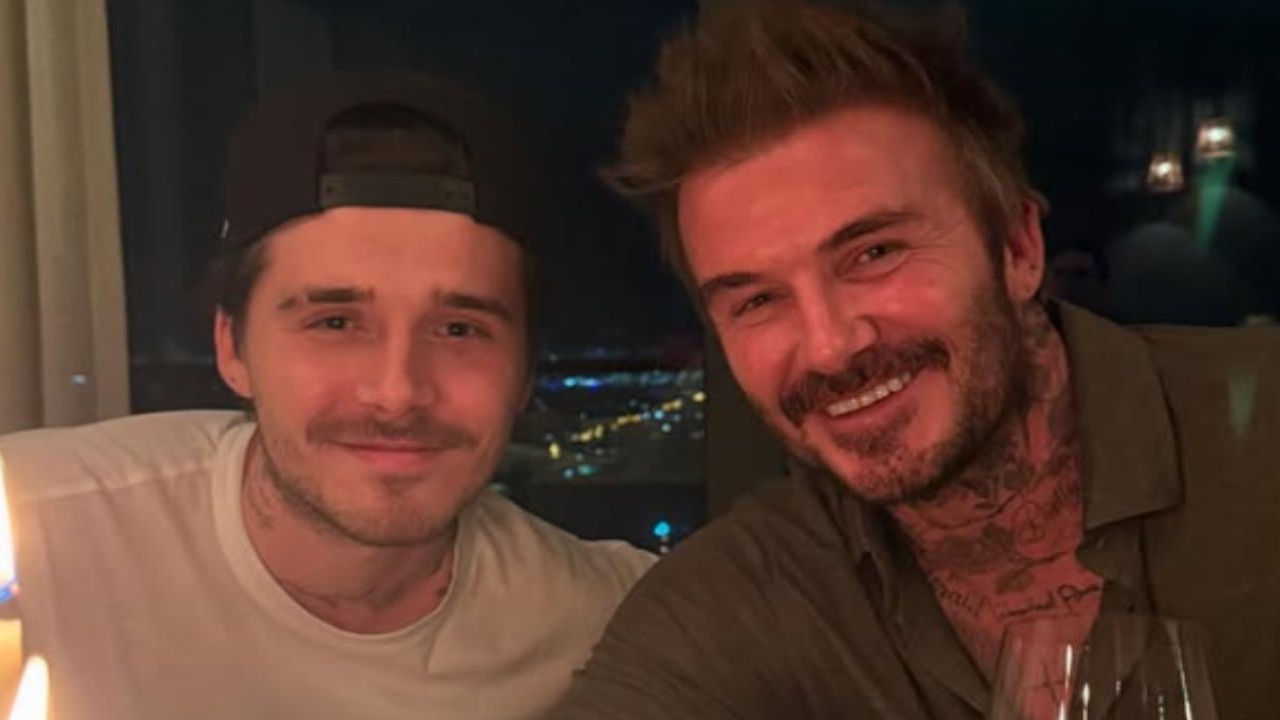 Brooklyn Beckham and David Beckham (via Instagram) (Image Courtesy: Instagram)