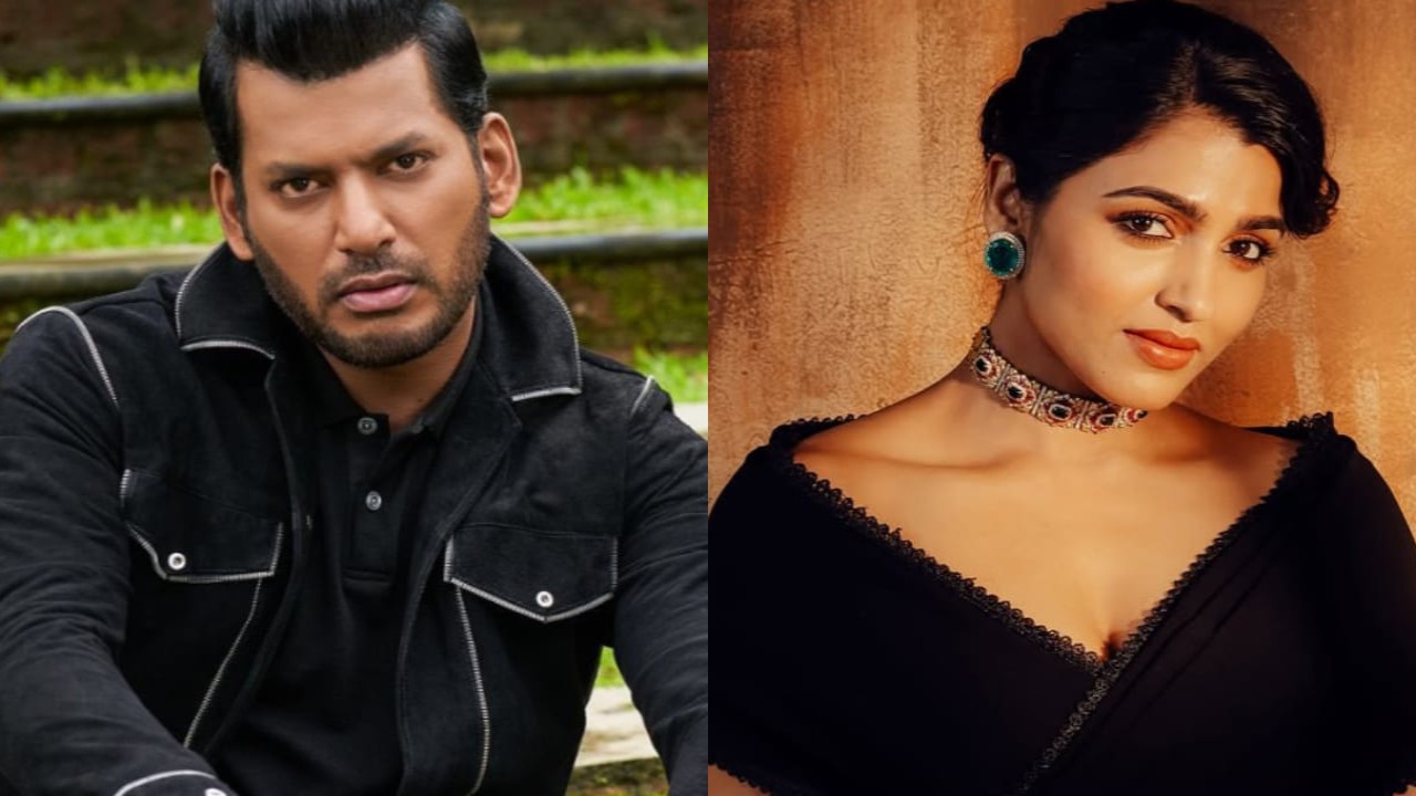 Vishal gives shoutout to his soon-to-be wife Sai Dhanshika (PC: Vishal/Sai Dhanshika, X/IG) Vishal gives shoutout to his soon-to-be wife Sai Dhanshika