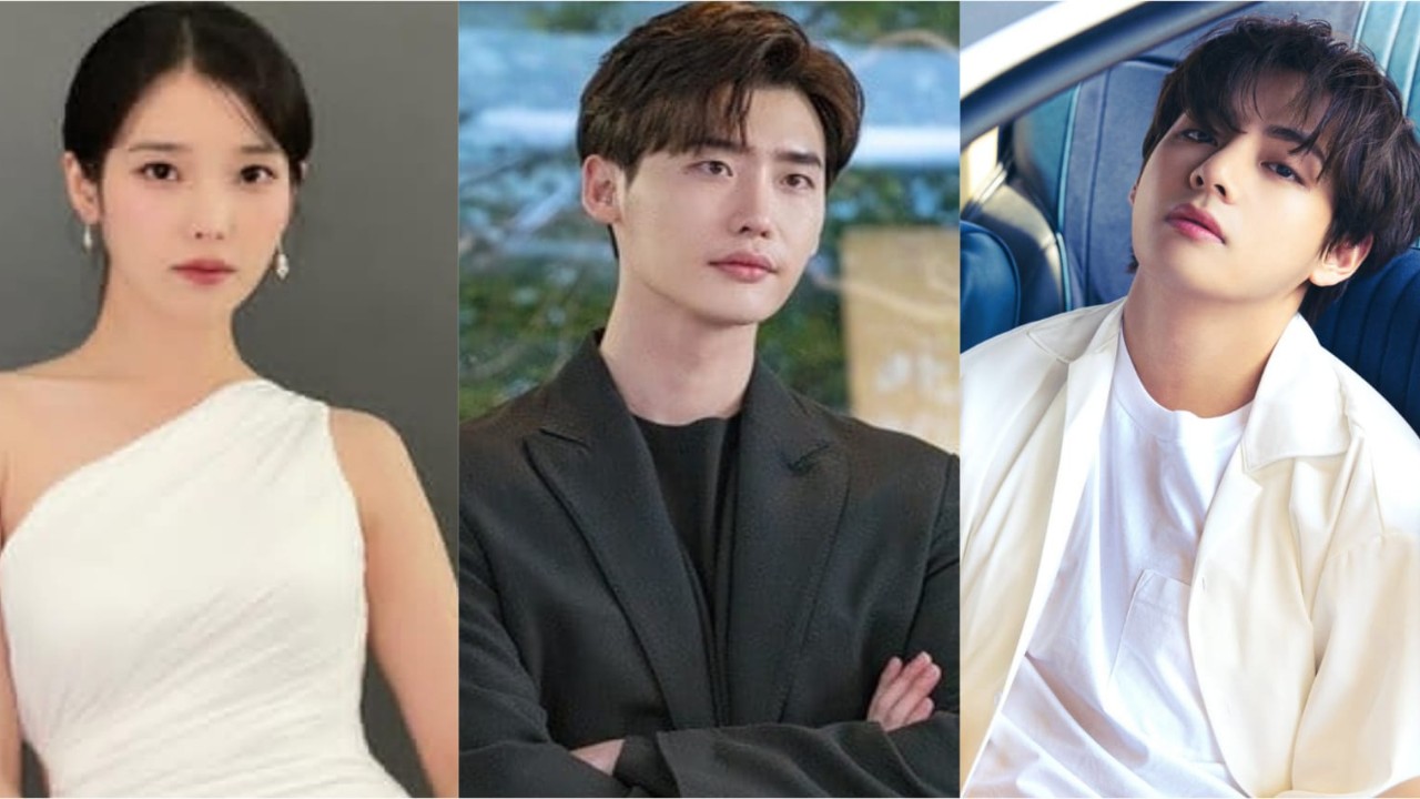 IU, Lee Jong Suk, V: Courtesy of IU Instagram, tvN, BTS X IU, Lee Jong Suk, V: Courtesy of IU Instagram, tvN, BTS X