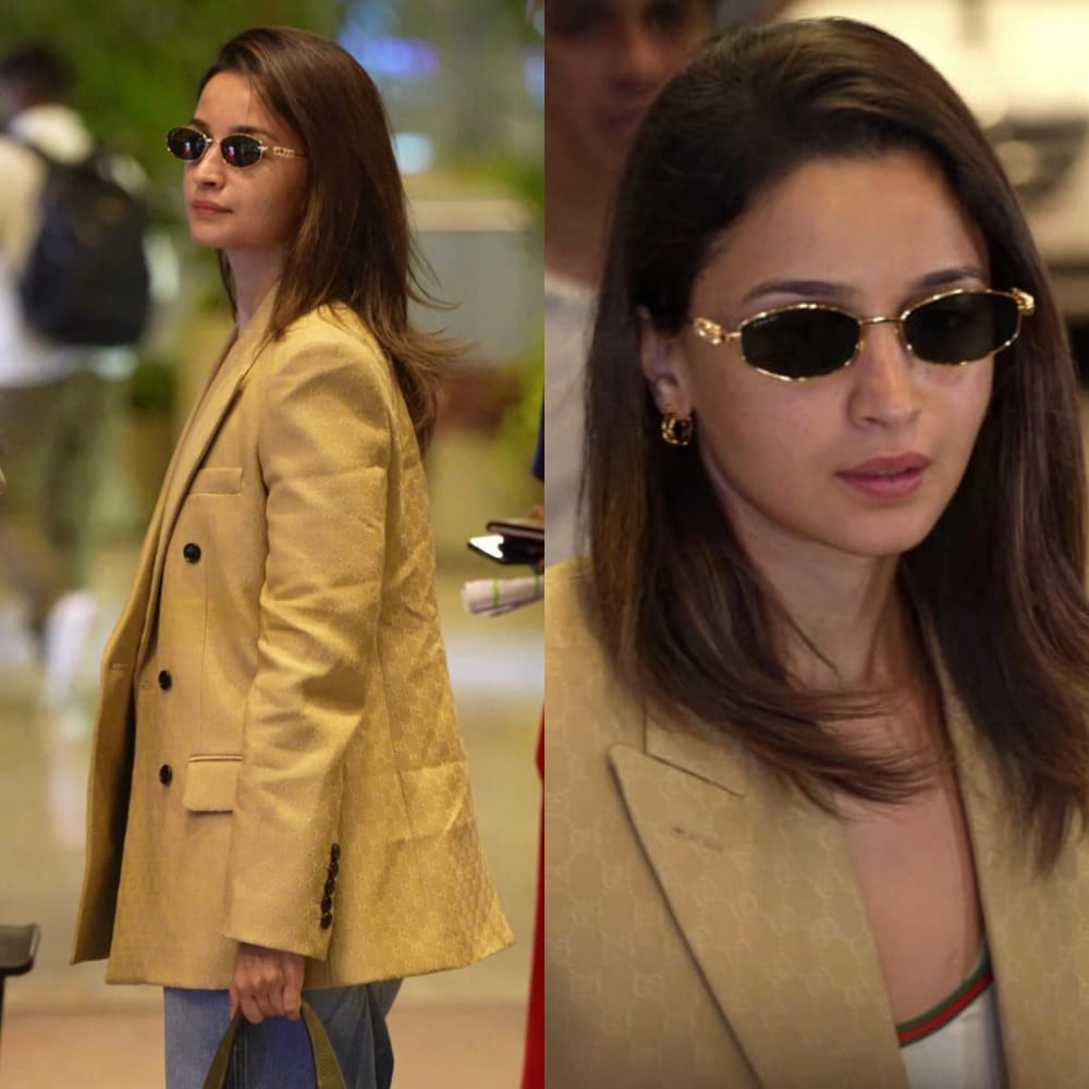 Alia Bhatt repeats Gucci top as she heads to Cannes Film Festival and pairs it with Rs 3,00,000 Gucci bag for airport look