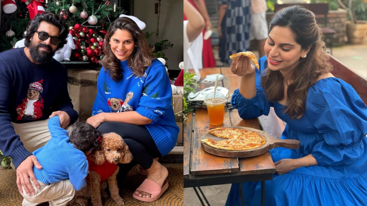 Ram Charan’s wife Upasana Kamineni Konidela's 5 expensive outfits in blue (PC: Upasana Kamineni Konidela IG) Upasana Kamineni Konidela