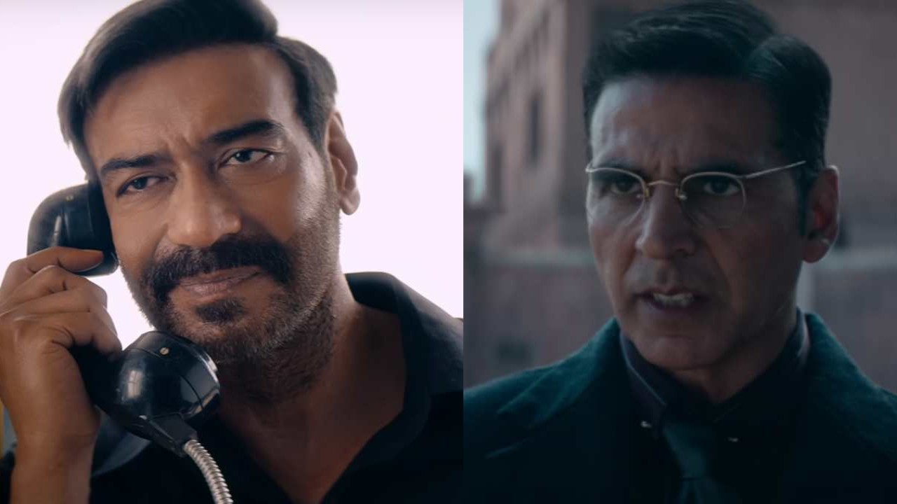 Picture courtesy: T-Series/YouTube; Dharma Productions/YouTube Raid 2 vs Kesari 2 Box Office Comparison 2nd Friday: Analyzing performances of Ajay Devgn and Akshay Kumar's movies