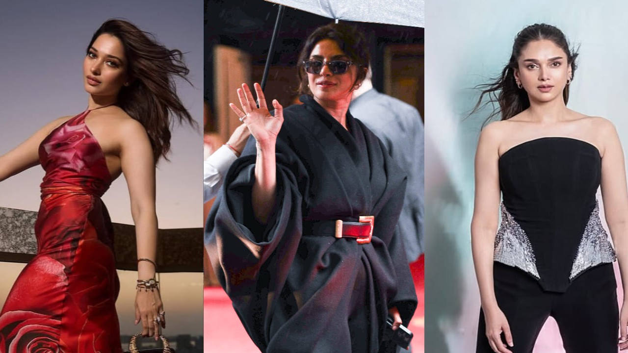 5 Best-dressed actresses of the week: Tamannaah Bhatia, Priyanka Chopra, and more who made jaw drops with their stunning looks (PC: Bablu, Abhimanyu Singh Rathore, Getty Images, Ajay Kadam, Aditi Rao Hydari IG) Priyanka Chopra, Tamannaah Bhatia, Aditi Rao Hydari