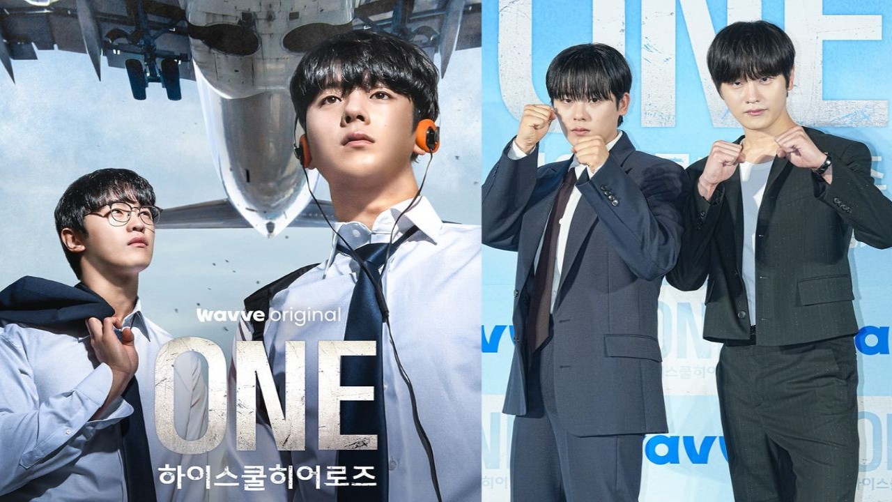 One: High School Heroes poster, Lee Jung Ha, Kim Do Wan: courtesy of Wavve One: High School Heroes poster, Lee Jung Ha, Kim Do Wan: courtesy of Wavve