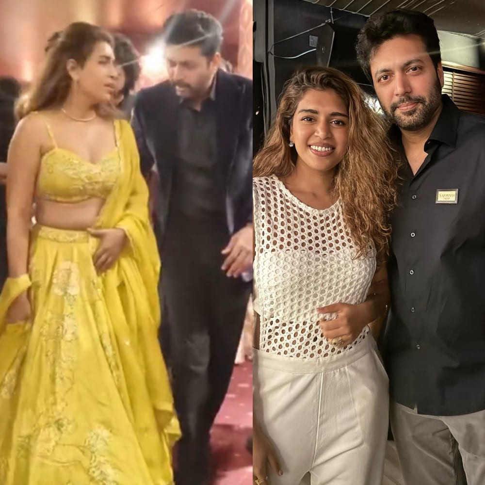 WATCH: Ravi Mohan and Kenishaa Francis step out together again amidst Aarti Ravi's statement