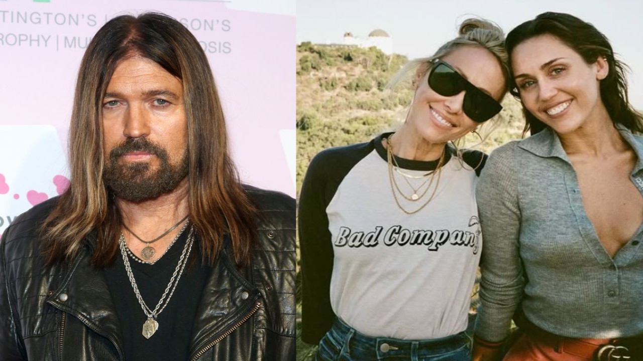 Billy Ray Cyrus and Tish Cyrus with Miley Cyrus (via Getty Images and Instagram) (Image Courtesy: Getty Images and Instagram)