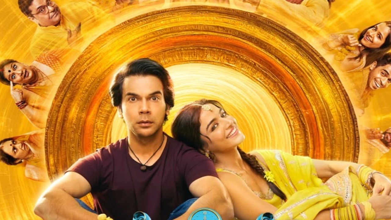 Picture Courtesy: Maddock Films Instagram Bhool Chuk Maaf not releasing in theatres; here’s when and where you can watch Rajkummar Rao, Wamiqa Gabbi’s time travel romance