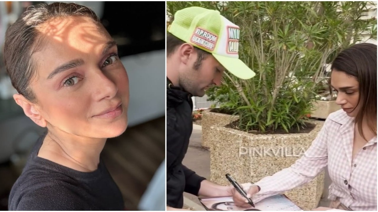 PC: Aditi Rao Hydari on Instagram, Pinkvilla Cannes 2025: Watch Aditi Rao Hydari get caught off-guard by fan in cutest moment ever