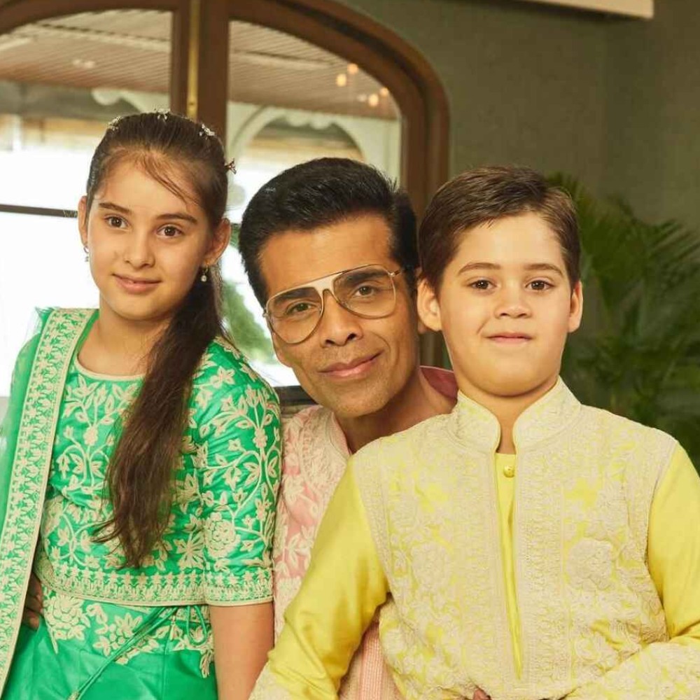 Karan Johar’s kids Yash, Roohi reveal what they got him for his birthday, hilariously troll him for his viral habit; Watch