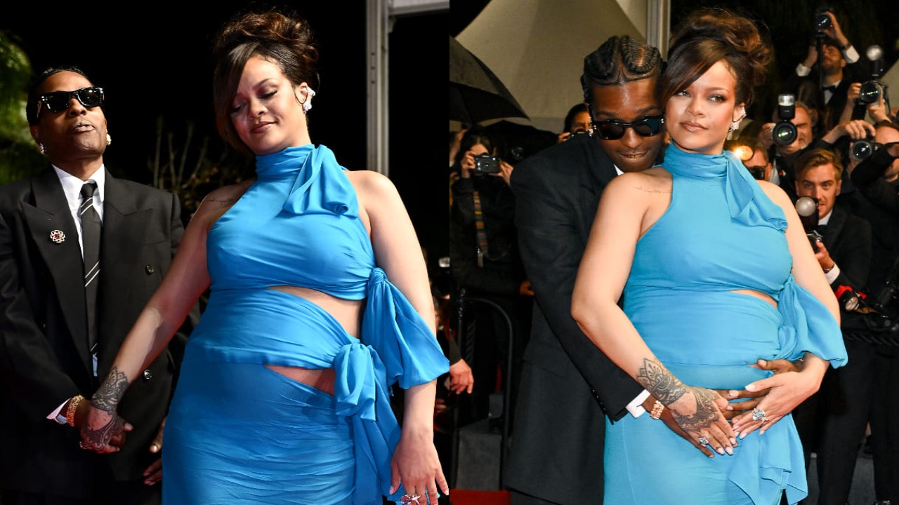 (PC: Getty Images)Cannes Film Festival 2025: Mom-to-be Rihanna slays in cut-out gown as she walks under ‘Umbrella’ with ASAP Rocky (PC: Getty Images) Rihanna