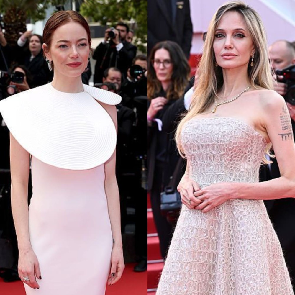 Cannes Film Festival 2025: Emma Stone wears backless gown and Angelina Jolie arrives in Brunello Cucinelli’s strapless outfit