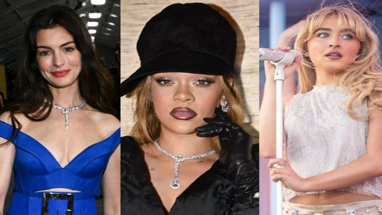 Anne Hathaway, Rihanna, and Sabrina Carpenter (CC: Getty images) Anne Hathaway, Rihanna, and Sabrina Carpenter (CC: Getty images)