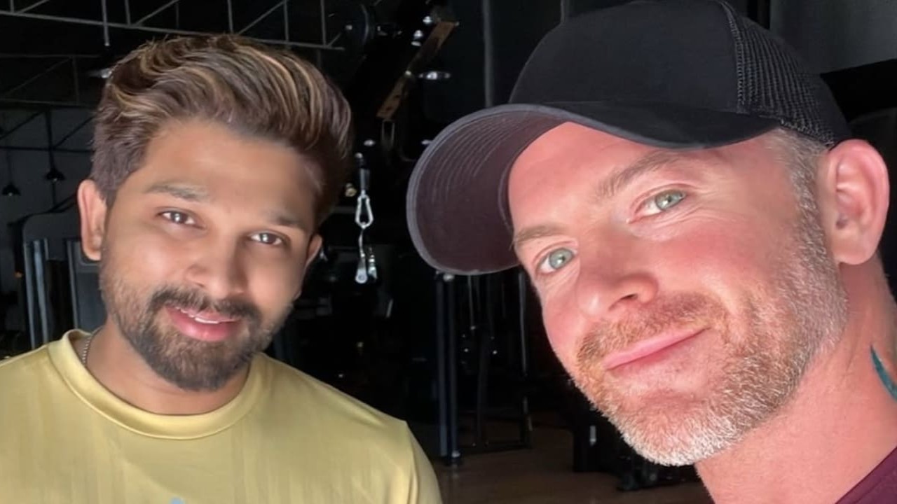 Meet Allu Arjun’s new coach for AA22 (PC: Lloyd Steven, IG) Meet Allu Arjun’s new coach for AA22