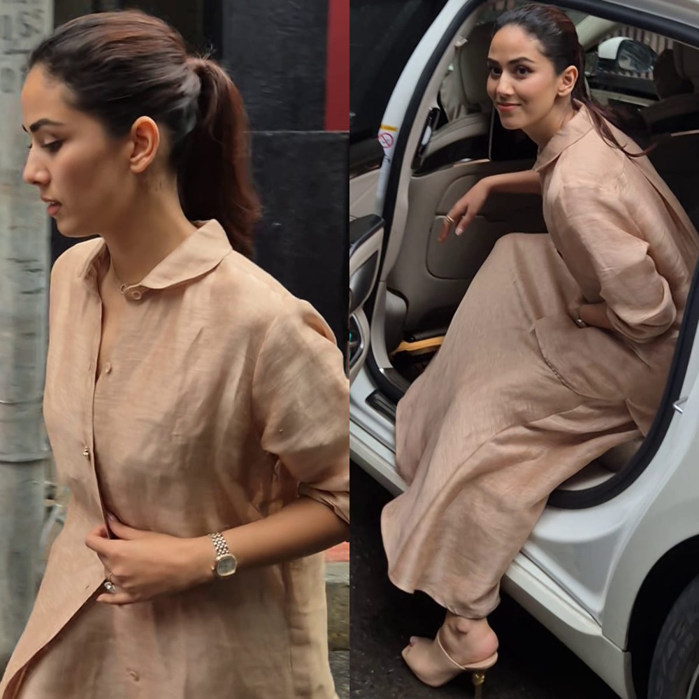 Mira Rajput wears Rs 1,38,000 heels in Mumbai rains with linen outfit and we call it a brave fashion move 
