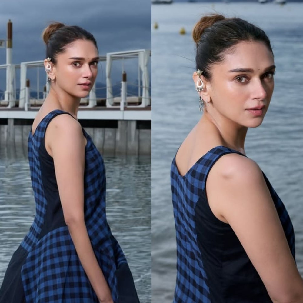 Aditi Rao Hydari gives 'Cham Cham' vibes wearing tunic top, sheer skirt and traditional payal to Cannes beach Aditi Rao Hydari gives 'Cham Cham' vibes wearing tunic top, sheer skirt and traditional payal to Cannes beach
