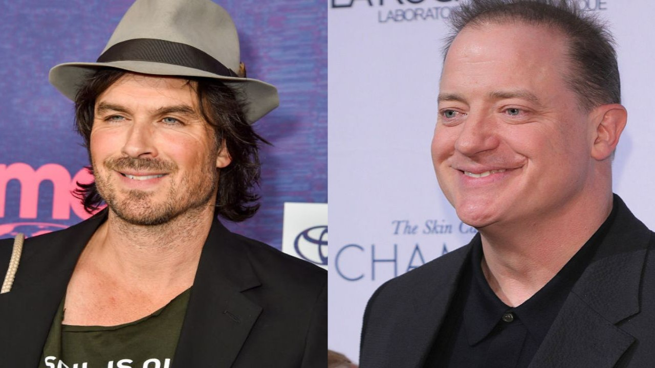 Ian Somerhalder and Brendan Fraser