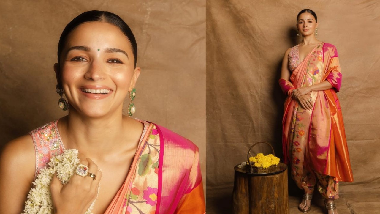 Picture Courtesy: Alia Bhatt Instagram Alia Bhatt is true ‘Marathi mulgi’ in Nauvari saree at WAVES 2025; fans say ‘Gangu chand hai aur chand he rahegi’