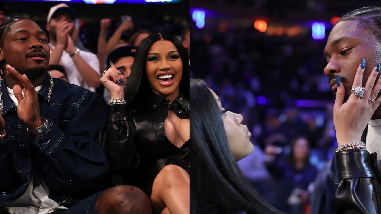 Cardi B and Stefon Diggs (via Getty Images) (Image Courtesy: Getty Images)