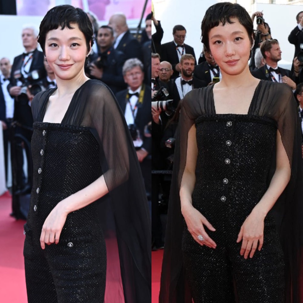Cannes Film Festival 2025: Korean actress Kim Go Eun flaunts pixie haircut with striking black jumpsuit at red carpet
