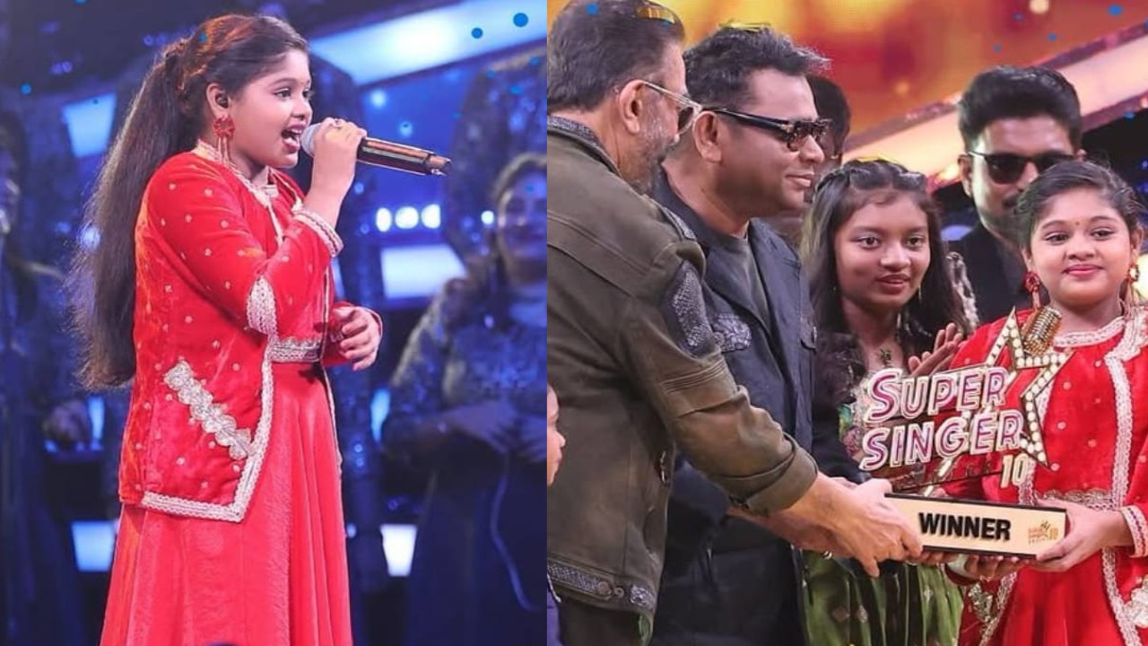 Meet 11-year-old Super Singer Junior winner Gayathri (PC: Vijay TV, IG) Meet 11-year-old Super Singer Junior winner Gayathri