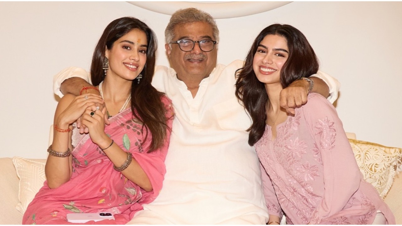 Janhvi Kapoor gives insight into Homebound’s Cannes premiere (Pic Courtesy: Janhvi Kapoor Instagram) Boney Kapoor was a 'mess’, Khushi’s eyes were ‘bloodshot’: Janhvi Kapoor gives insight into Homebound’s Cannes premiere