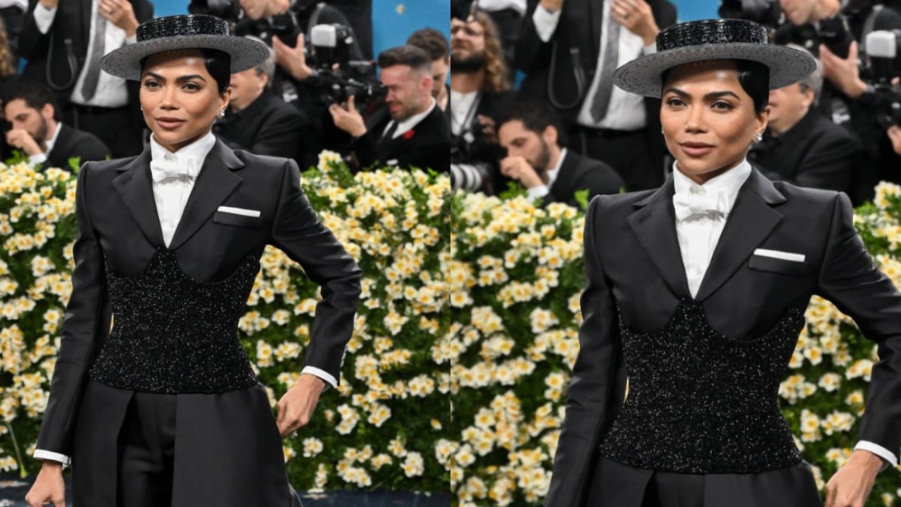 Met Gala 2025: Mona Patel brings AI twist as she carries robotic dog with custom Thom Browne (PC: Getty Images) Mona Patel