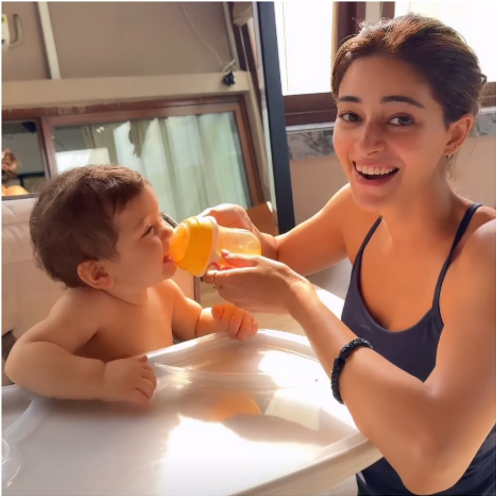 Ananya Panday takes up ‘maasi’ duties for little nephew River but we can’t decide who is cuter; WATCH