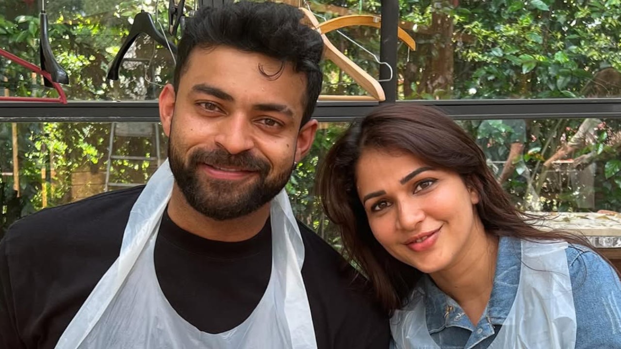 Varun Tej Konidela pampers mom-to-be wife Lavanya Tripathi with a homemade pizza (PC: Lavanya Tripathi, IG) Varun Tej Konidela pampers mom-to-be wife Lavanya Tripathi with a homemade pizza