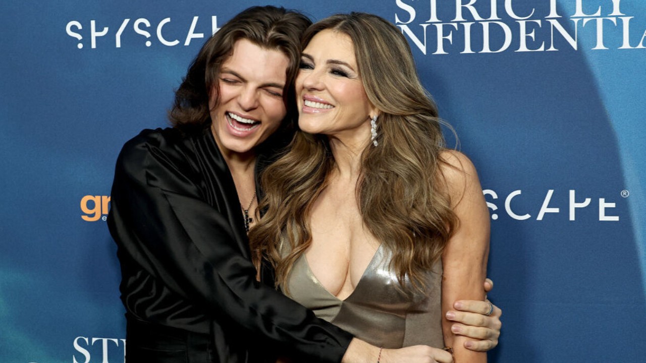Elizabeth Hurley and Son Damian Grace (PC: Getty Images) Getty Images