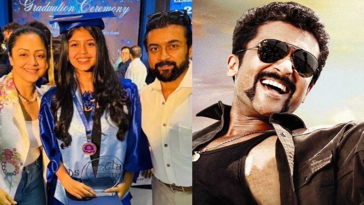 Did Suriya pull on his Singam look once again? (PC: Jyotika, IG/IMDb) Did Suriya pull on his Singam look once again?
