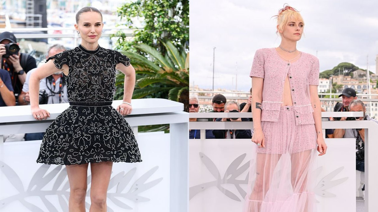 Kristen Stewart and Natalie Portman at Cannes 2025 (Getty Images) Kristen Stewart and Natalie Portman