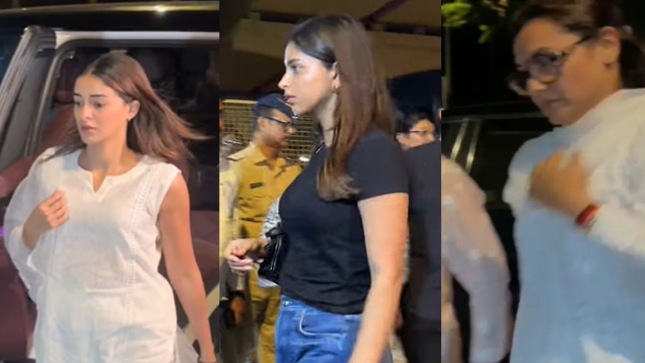 Picture Credit: Pinkvilla Anil Kapoor's mom Nirmal Kapoor passes away: Ananya Panday gets teary-eyed; Suhana Khan, Rani Mukerji and more celebs arrive at her residence