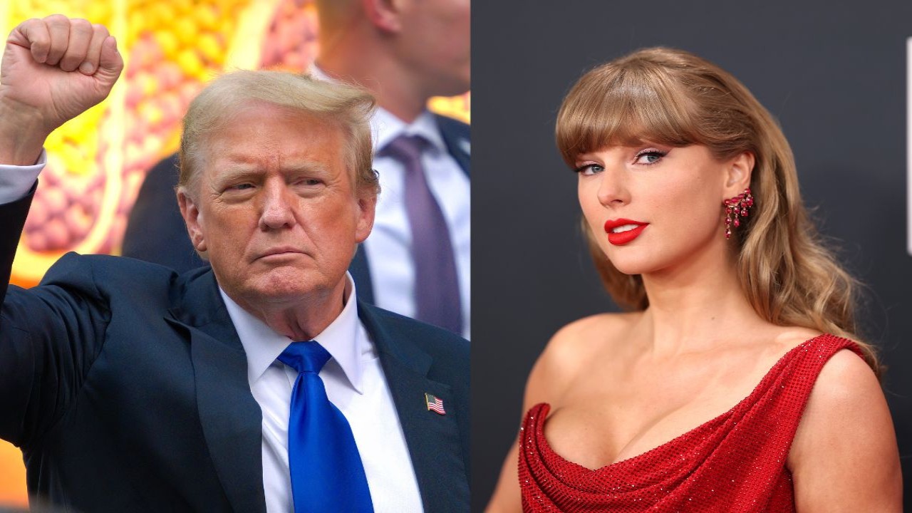 Donald Trump and Taylor Swift (via Getty Images) (Image Courtesy: Getty Images)