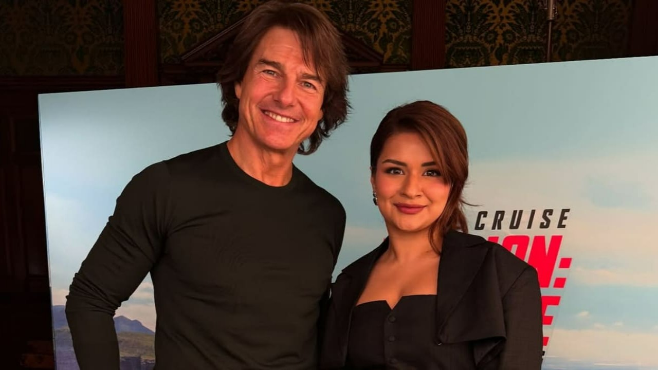 Pic Credit: Avneet Kaur Instagram Avneet Kaur and Tom Cruise